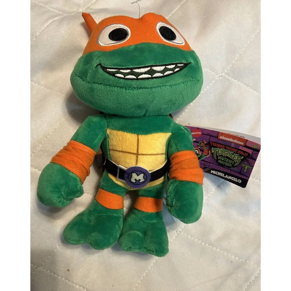 New Teenage Mutant Ninja Turtles Michelangelo Plush Toy 8 Inch
